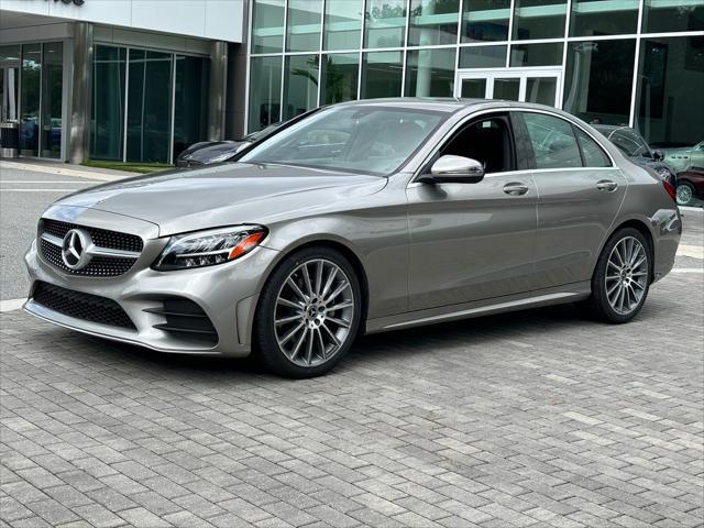 used 2021 Mercedes-Benz C-Class car, priced at $28,200