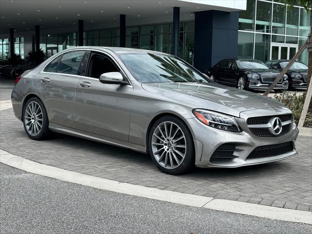 used 2021 Mercedes-Benz C-Class car, priced at $28,200