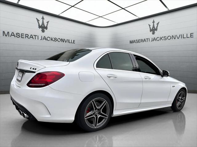 used 2020 Mercedes-Benz AMG C 43 car, priced at $34,400