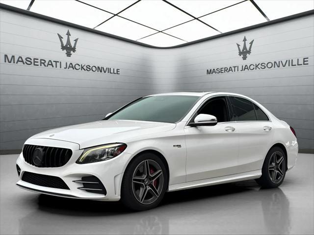 used 2020 Mercedes-Benz AMG C 43 car, priced at $34,400