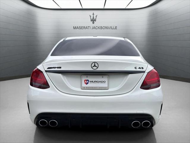 used 2020 Mercedes-Benz AMG C 43 car, priced at $34,400