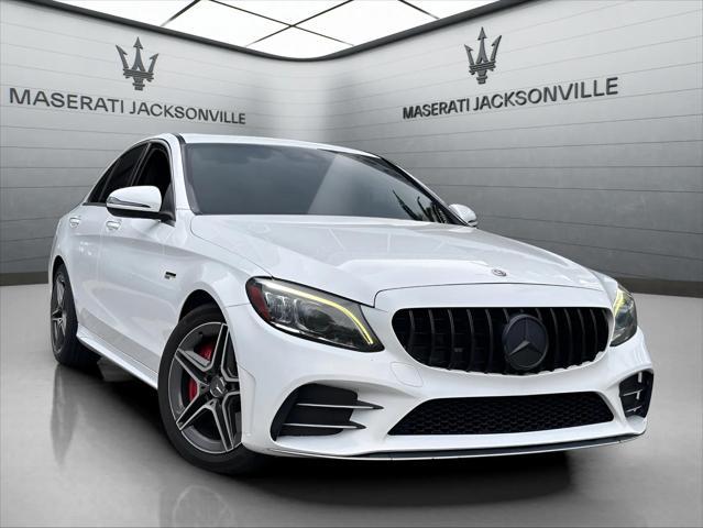 used 2020 Mercedes-Benz AMG C 43 car, priced at $34,400