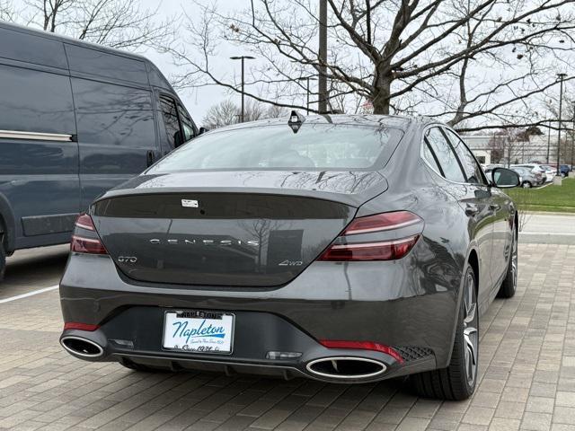 new 2025 Genesis G70 car, priced at $45,187