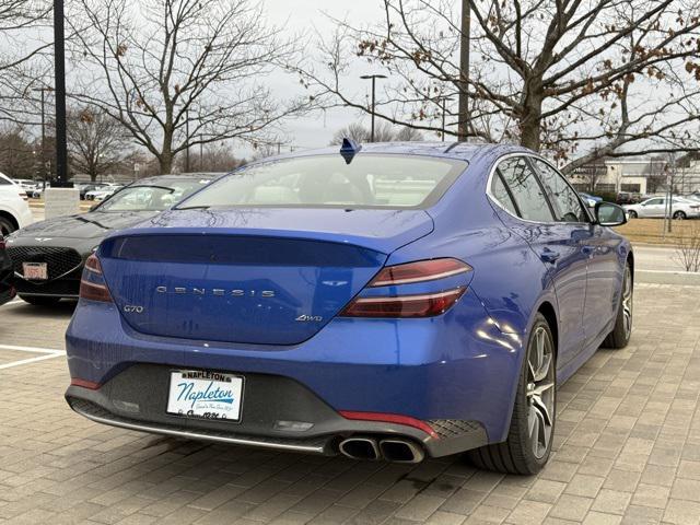 used 2022 Genesis G70 car, priced at $32,000