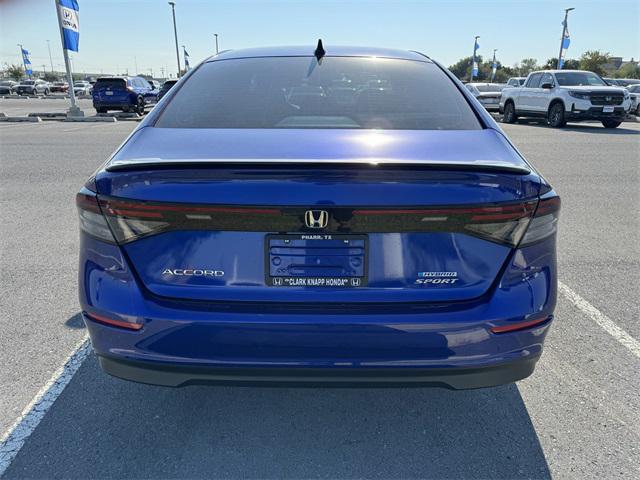 new 2024 Honda Accord Hybrid car, priced at $34,445