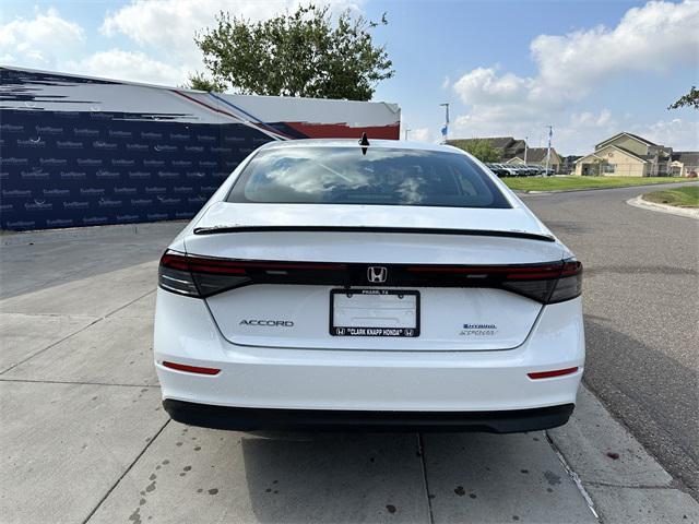 new 2024 Honda Accord Hybrid car, priced at $34,445