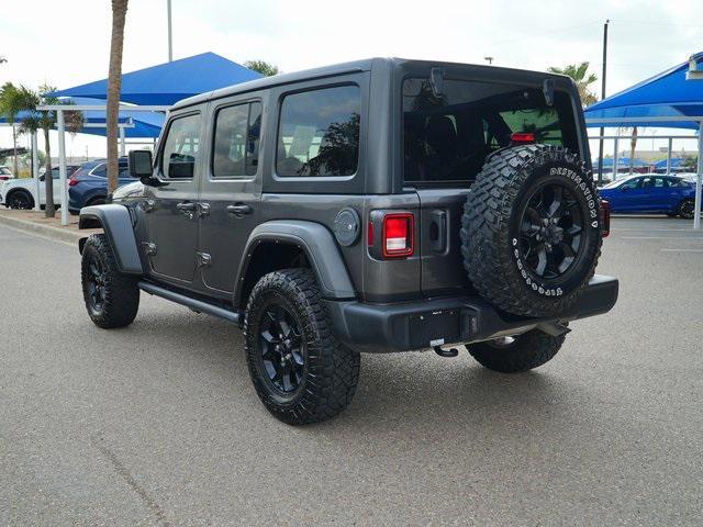 used 2021 Jeep Wrangler car, priced at $29,374