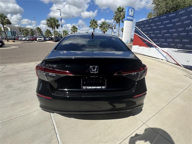 new 2025 Honda Civic car, priced at $25,345