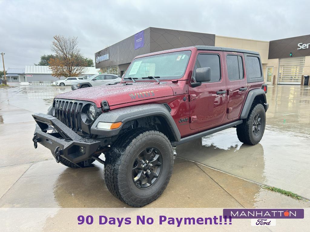 used 2021 Jeep Wrangler Unlimited car, priced at $27,950