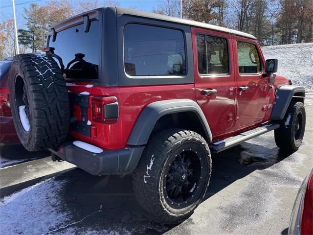 used 2018 Jeep Wrangler Unlimited car, priced at $19,279