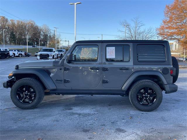 used 2020 Jeep Wrangler Unlimited car, priced at $26,444