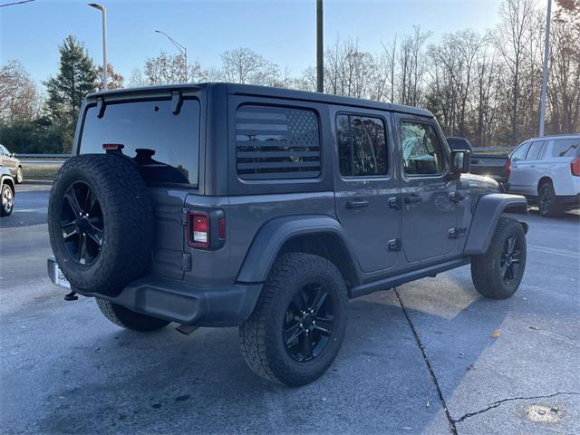 used 2020 Jeep Wrangler Unlimited car, priced at $26,444