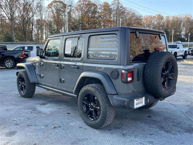used 2020 Jeep Wrangler Unlimited car, priced at $26,444