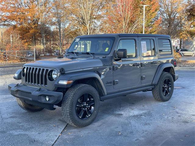 used 2020 Jeep Wrangler Unlimited car, priced at $26,444