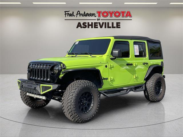 used 2021 Jeep Wrangler Unlimited car, priced at $29,490