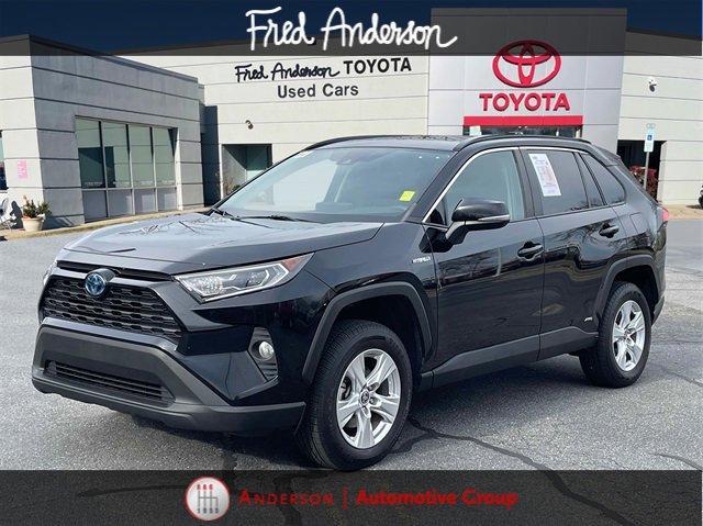 used 2021 Toyota RAV4 Hybrid car, priced at $27,814