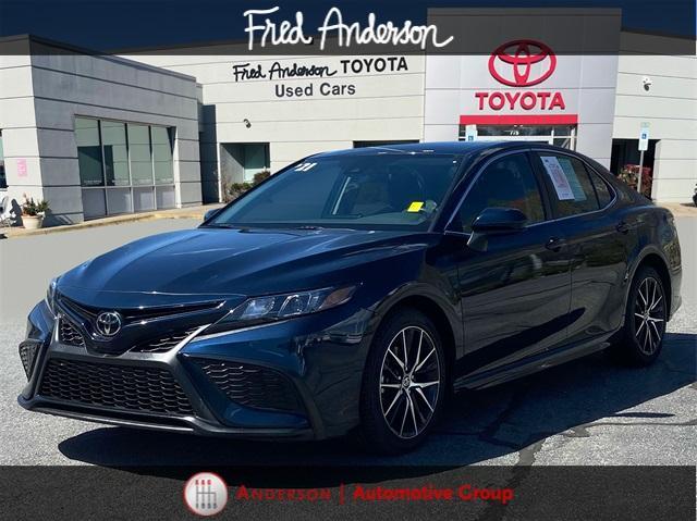 used 2021 Toyota Camry car, priced at $23,054