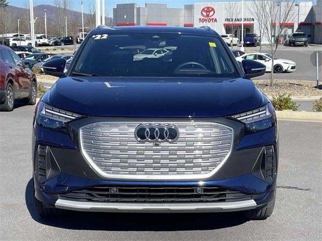 used 2022 Audi Q4 e-tron car, priced at $31,814