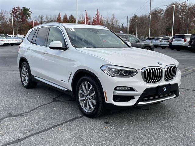 used 2018 BMW X3 car, priced at $18,143