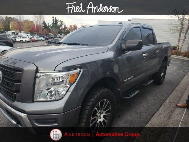 used 2021 Nissan Titan car, priced at $34,229