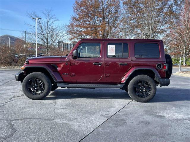 used 2021 Jeep Wrangler Unlimited car, priced at $32,752