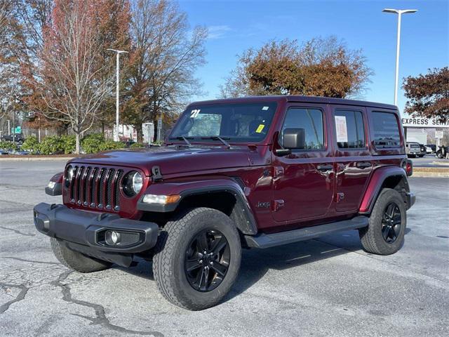 used 2021 Jeep Wrangler Unlimited car, priced at $32,752