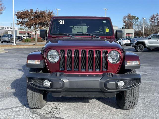 used 2021 Jeep Wrangler Unlimited car, priced at $32,752