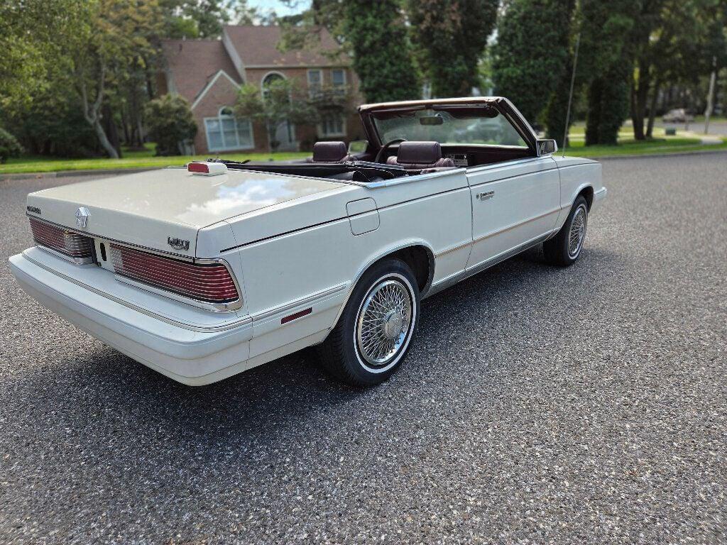 used 1986 Chrysler LeBaron car, priced at $4,995