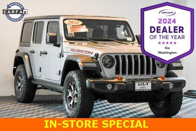 used 2021 Jeep Wrangler Unlimited car, priced at $38,946