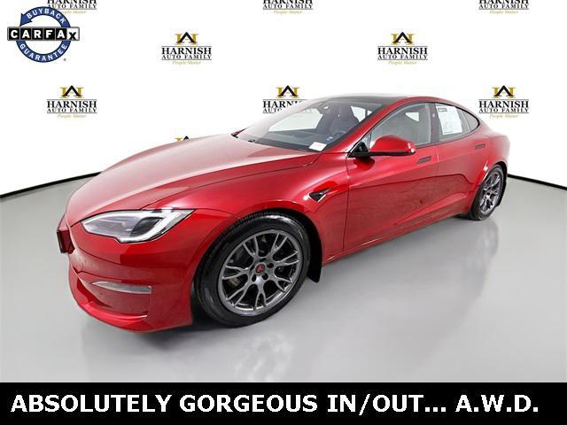 used 2023 Tesla Model S car, priced at $56,122