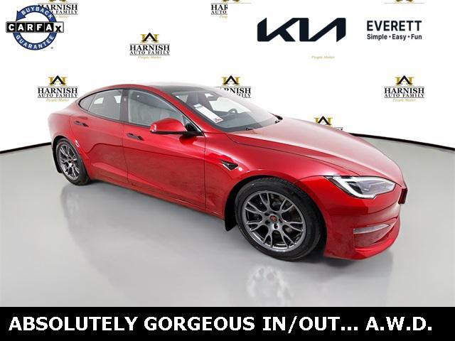 used 2023 Tesla Model S car, priced at $56,122