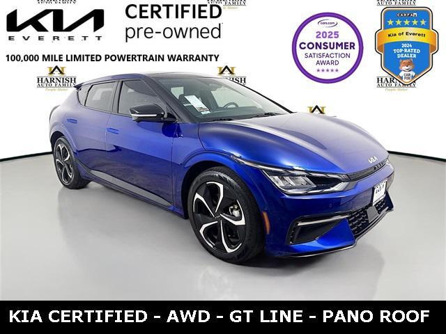 used 2024 Kia EV6 car, priced at $37,474