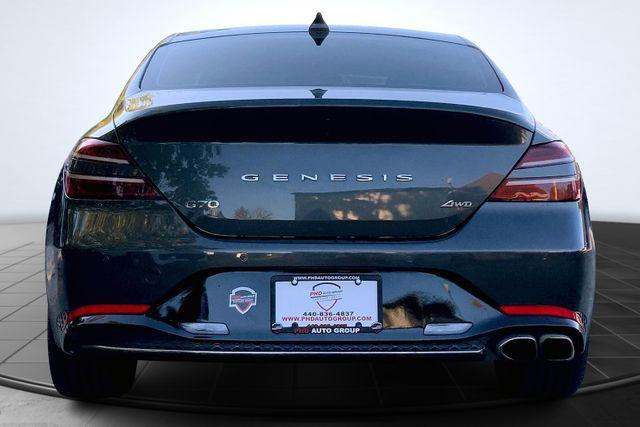 used 2023 Genesis G70 car, priced at $27,397