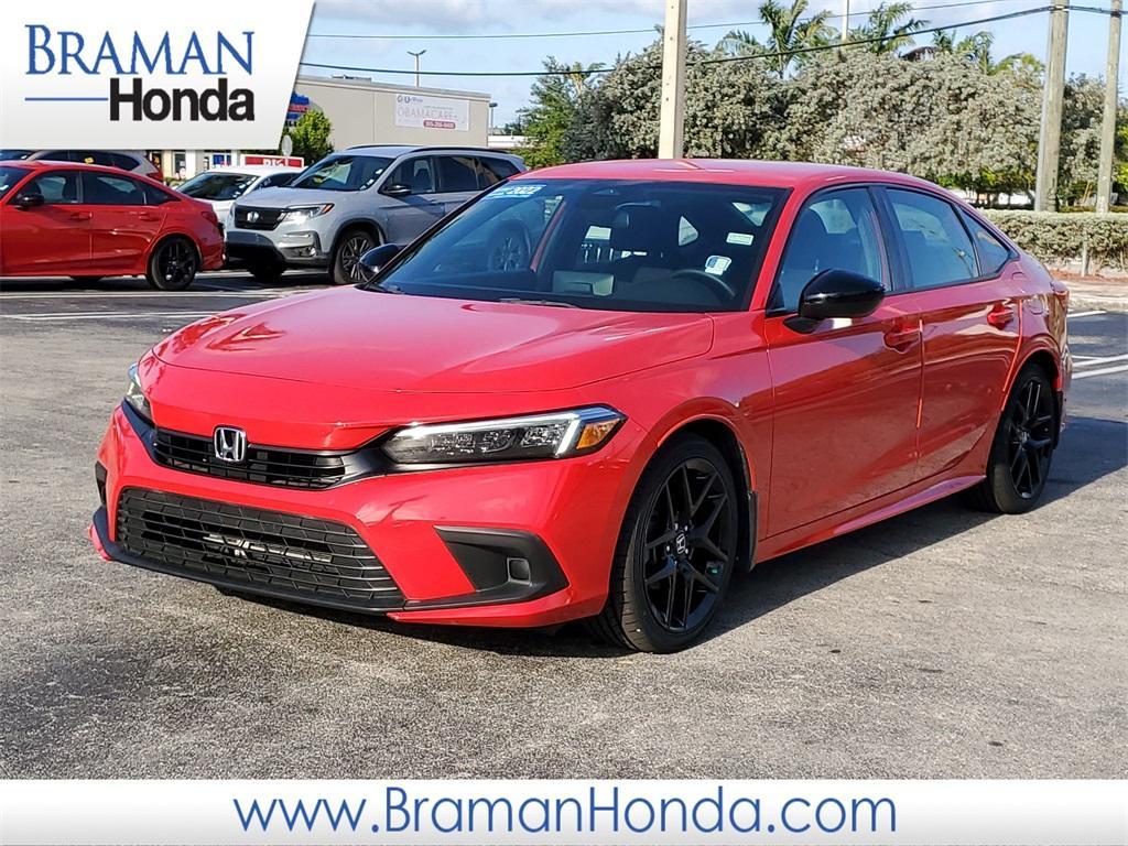 used 2022 Honda Civic car, priced at $23,933
