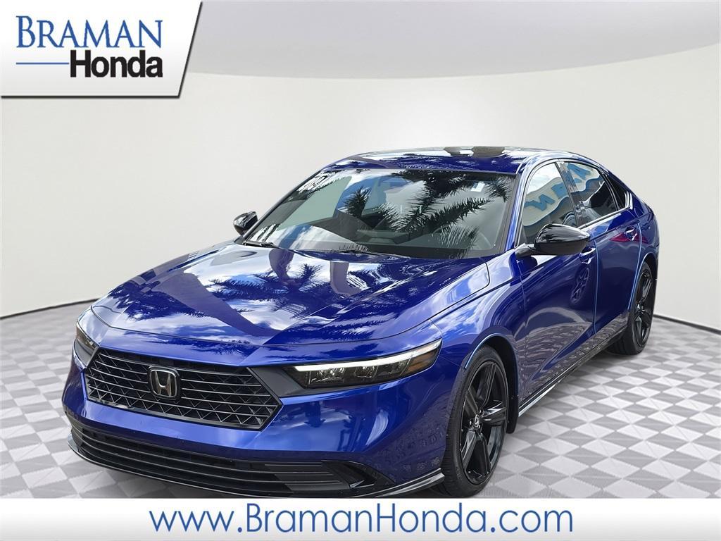 used 2024 Honda Accord Hybrid car, priced at $28,998