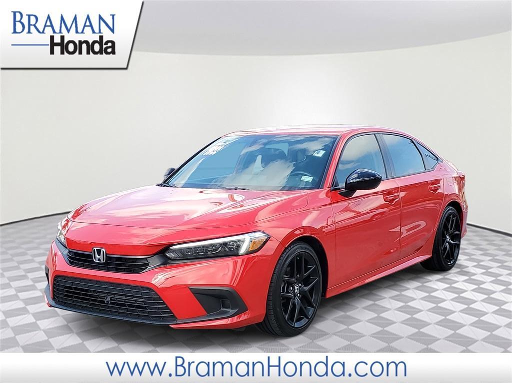 used 2022 Honda Civic car, priced at $25,546