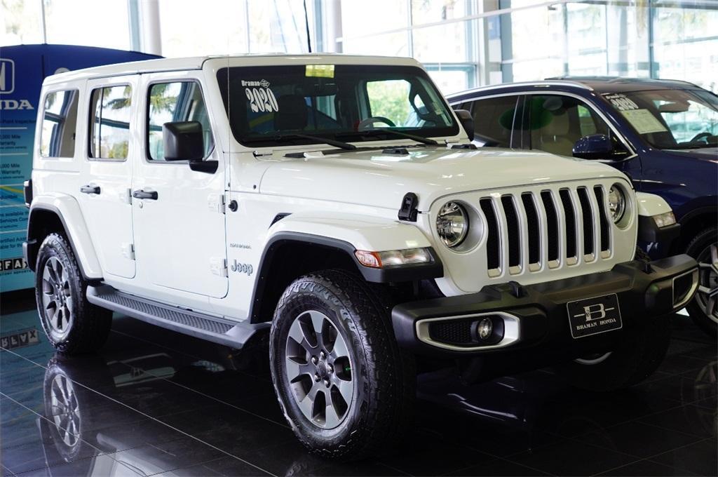 used 2020 Jeep Wrangler Unlimited car, priced at $35,929