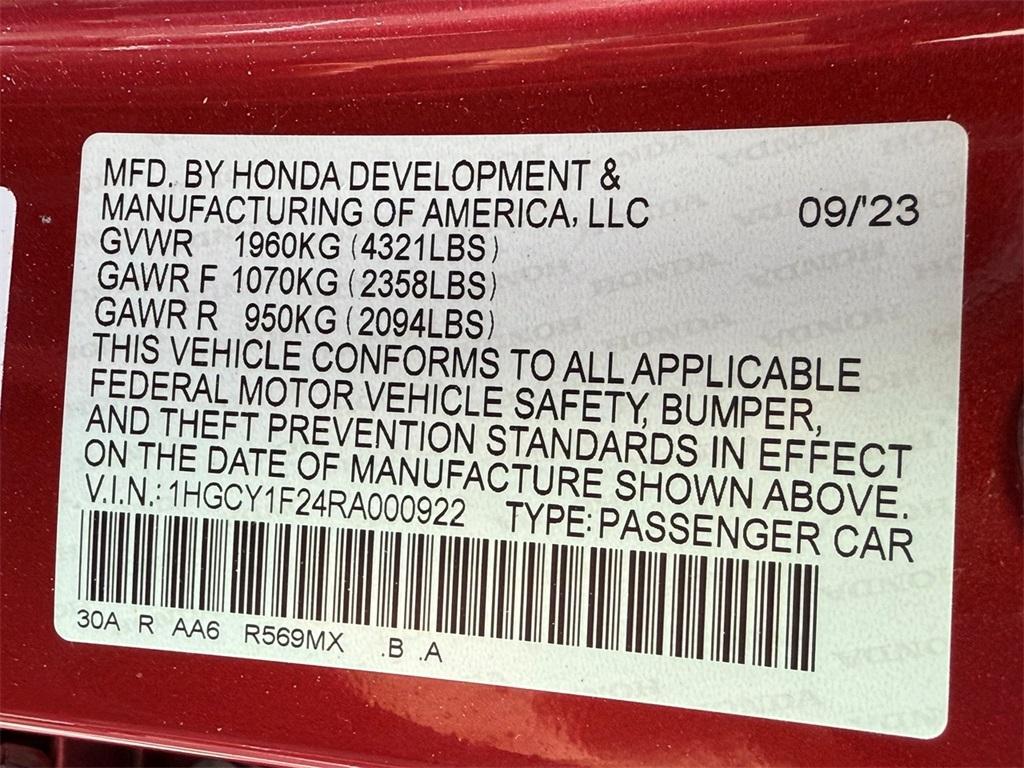 used 2024 Honda Accord car, priced at $24,392