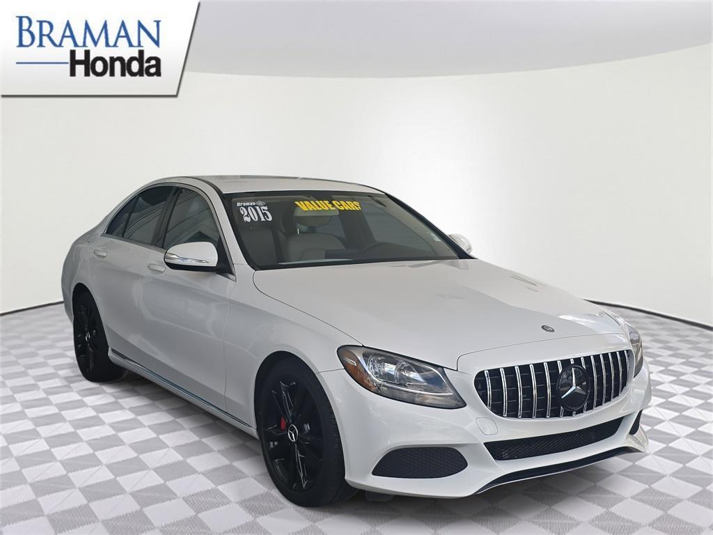 used 2015 Mercedes-Benz C-Class car, priced at $12,986