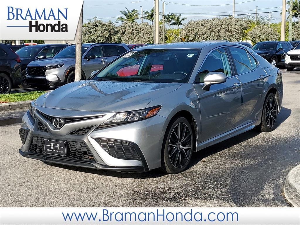 used 2021 Toyota Camry car, priced at $19,974
