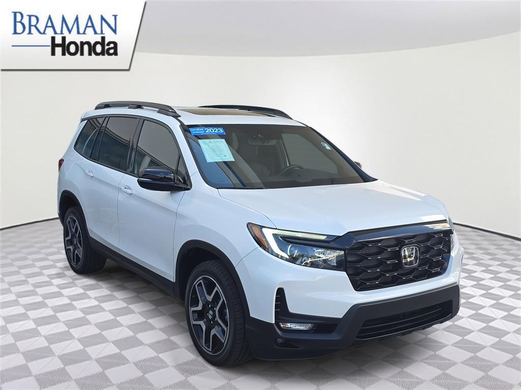used 2023 Honda Passport car, priced at $33,800