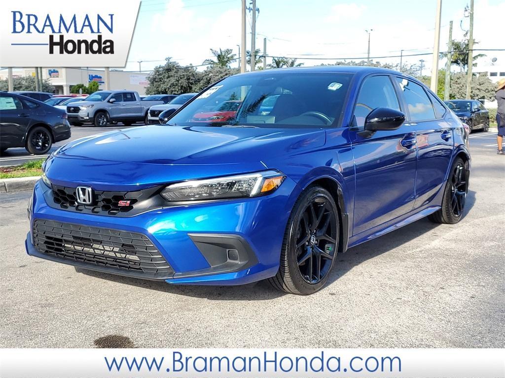 used 2022 Honda Civic Si car, priced at $28,357