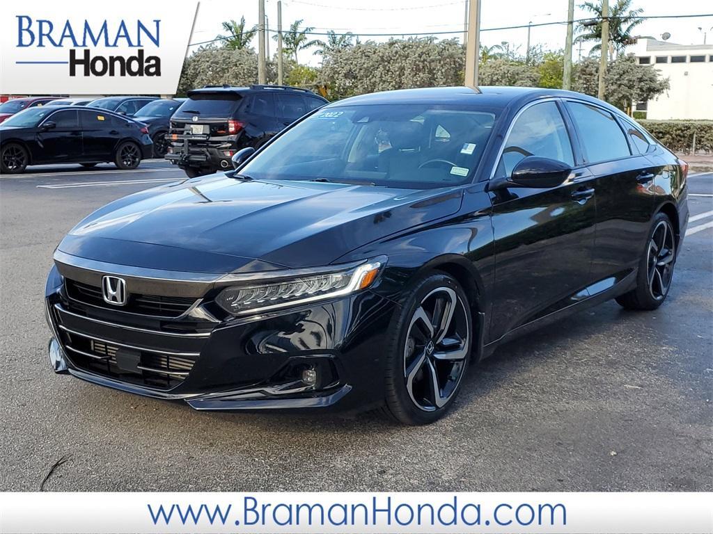 used 2022 Honda Accord car, priced at $27,995