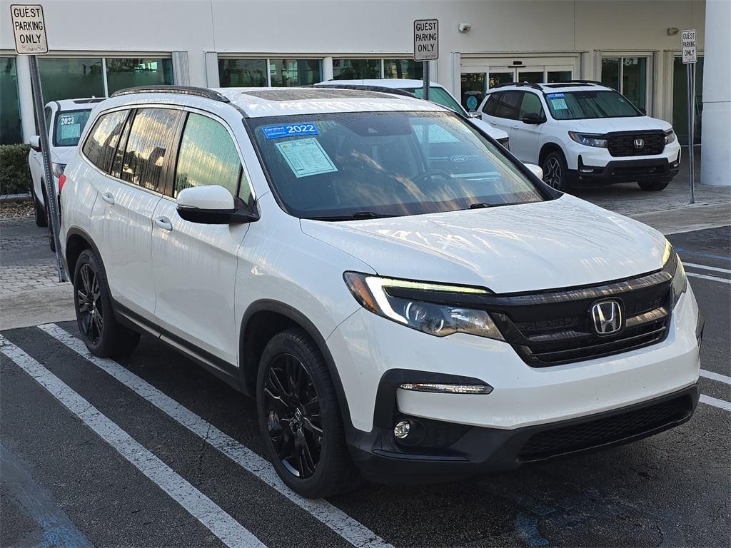 used 2022 Honda Pilot car, priced at $27,976