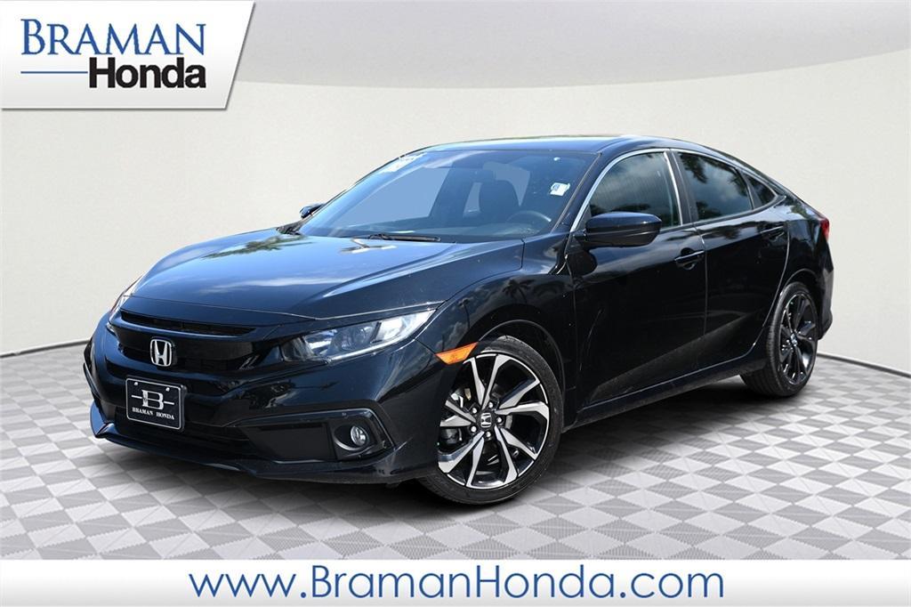 used 2021 Honda Civic car, priced at $22,496