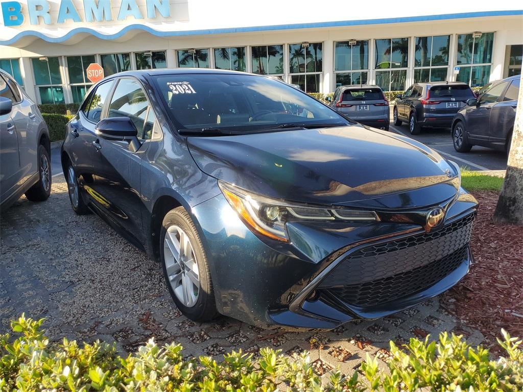 used 2021 Toyota Corolla Hatchback car, priced at $18,987