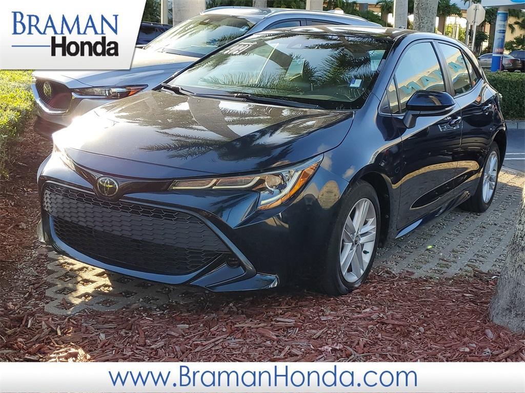 used 2021 Toyota Corolla Hatchback car, priced at $18,987