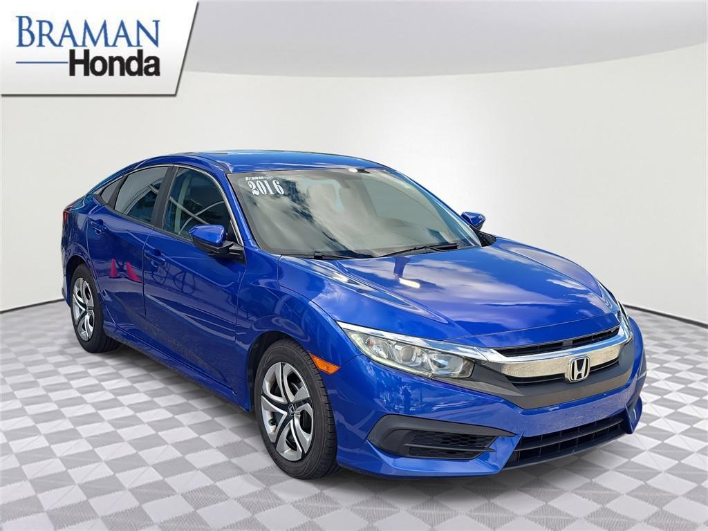 used 2016 Honda Civic car, priced at $12,689