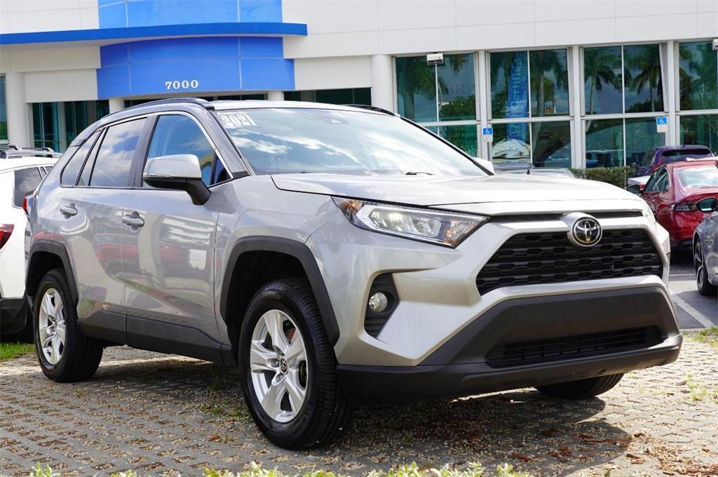 used 2021 Toyota RAV4 car, priced at $26,585