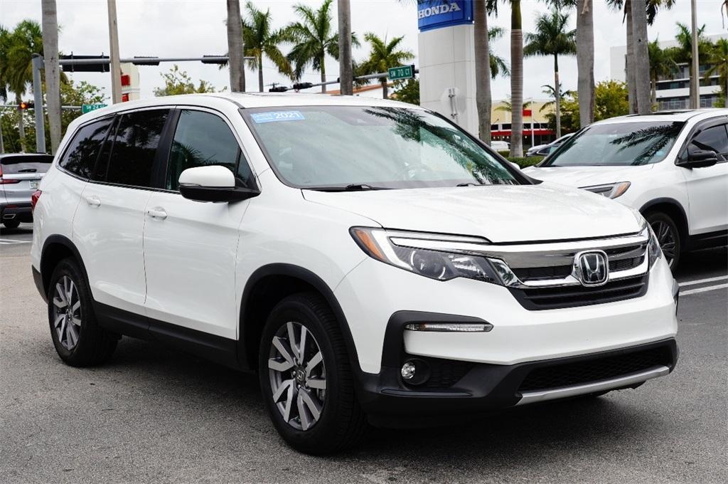 used 2021 Honda Pilot car, priced at $26,997